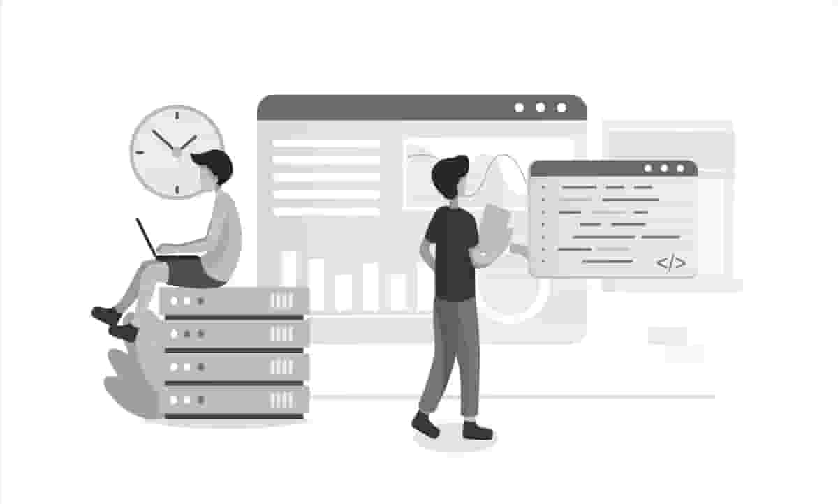 Illustration of person relaxing on phone