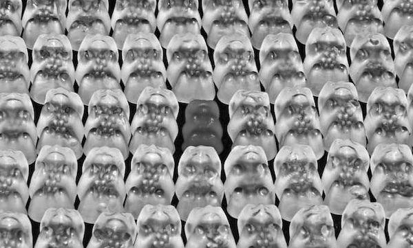 Illustration of person relaxing on phone